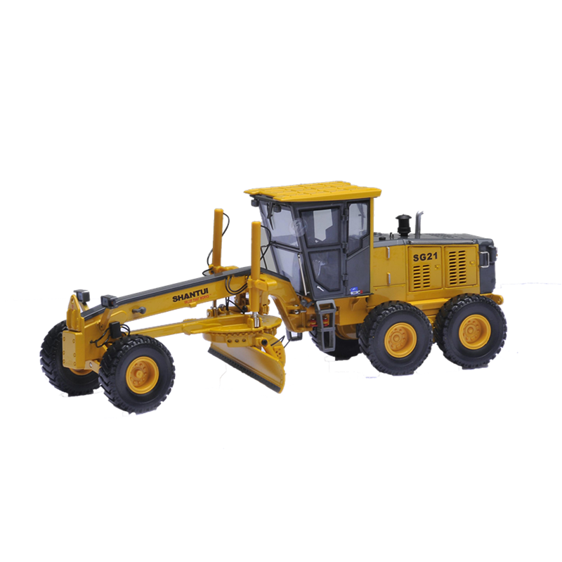 Original factory 1:35 Shantui SG21-3 Motor Grader Diecast Model – Precision Alloy Construction