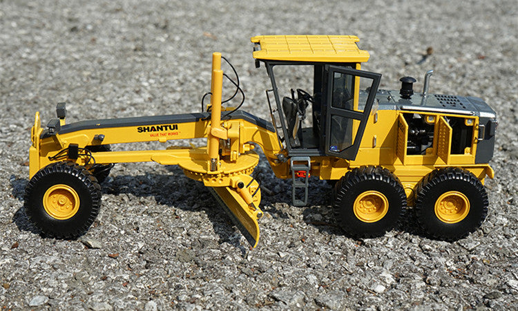 Original factory 1:35 Shantui SG21-3 Motor Grader Diecast Model – Precision Alloy Construction