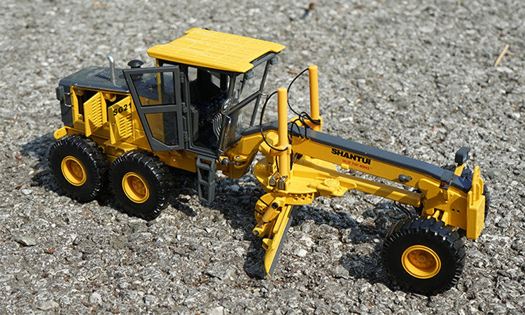 Original factory 1:35 Shantui SG21-3 Motor Grader Diecast Model – Precision Alloy Construction