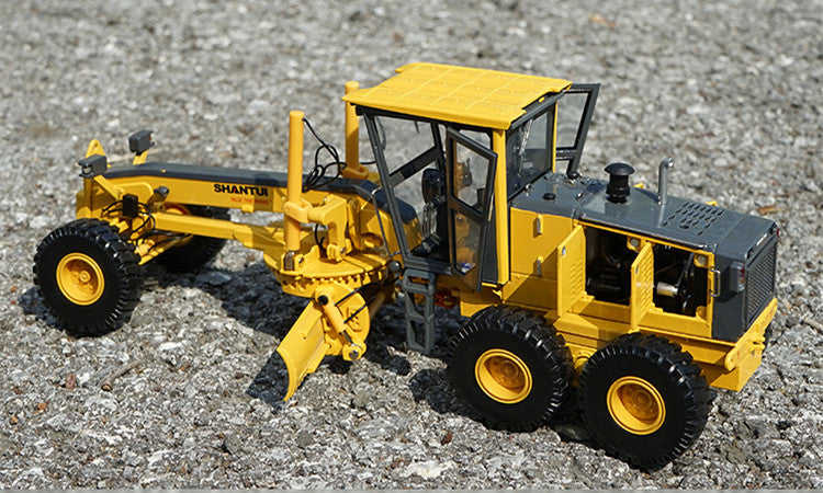 Original factory 1:35 Shantui SG21-3 Motor Grader Diecast Model – Precision Alloy Construction