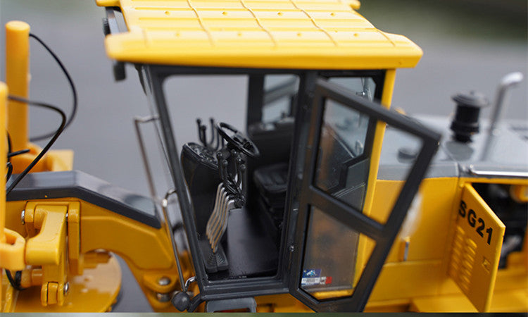 Original factory 1:35 Shantui SG21-3 Motor Grader Diecast Model – Precision Alloy Construction