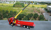 1:35 XCMG Integrated Truck-Mounted Crane Model – Diecast Alloy Construction Truck Replica with Telescopic Boom