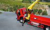 1:35 XCMG Integrated Truck-Mounted Crane Model – Diecast Alloy Construction Truck Replica with Telescopic Boom
