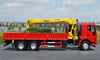1:35 XCMG Integrated Truck-Mounted Crane Model – Diecast Alloy Construction Truck Replica with Telescopic Boom