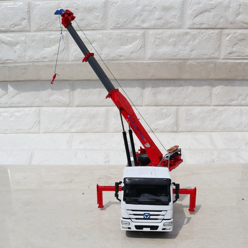 135 XCMG QZF10 Road Rescue Tow Truck Diecast Model – Alloy Crane Wrecker Collectible