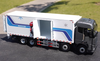 1:36 FOTON Auman Galaxy 8X4 Alloy Container Truck Model for Display/Decoration/Gift)