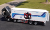 1:36 FOTON Auman Galaxy 8X4 Alloy Container Truck Model for Display/Decoration/Gift)