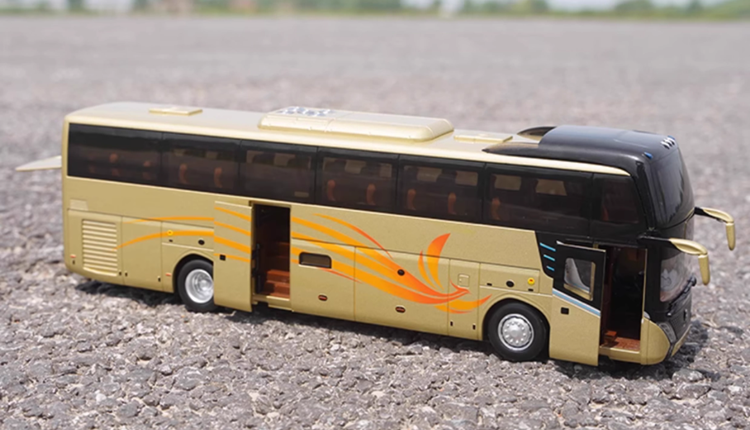 1:42 Asiastar X9 YBL6128HQP2 premium scale Bus Model – Realistic scale bus model with Functional Doors & Detailed Interior