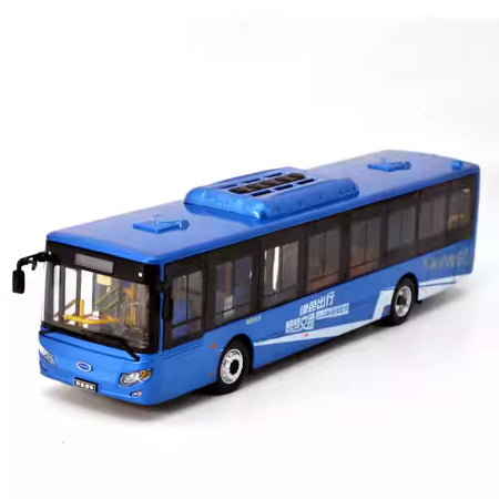 1:42 Nanjing King Long Skywell NJL6129EV (H12) electric public transport bus model – Alloy Simulation Bus Collectible Gift