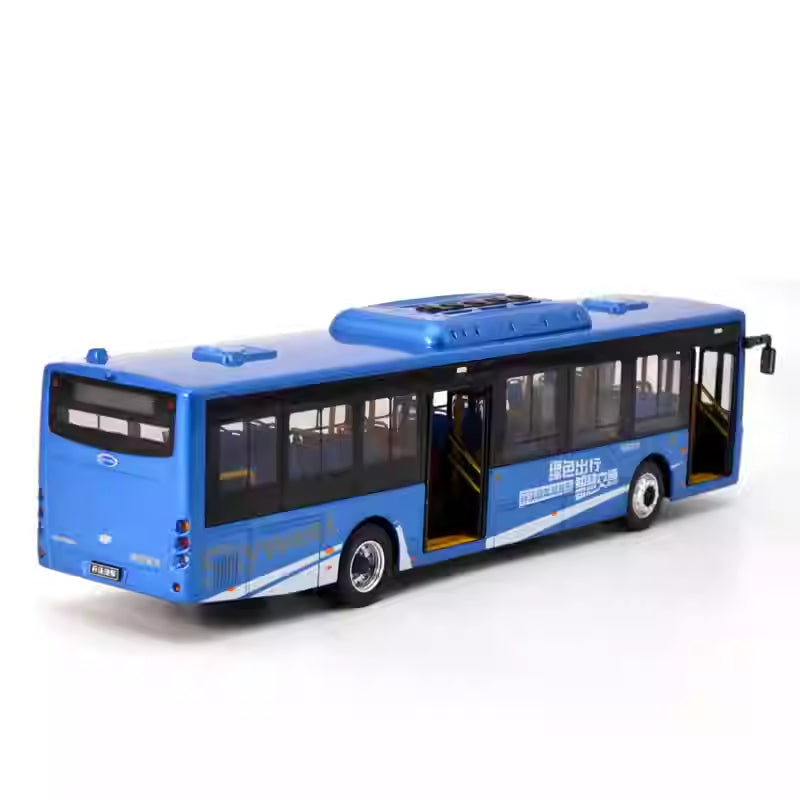 1:42 Nanjing King Long Skywell NJL6129EV (H12) electric public transport bus model – Alloy Simulation Bus Collectible Gift