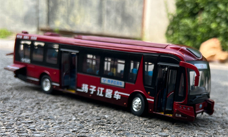 1:42 YANGTZE WG6120BEVHM Electric City Bus Model – Alloy Passenger Coach Collectible Gift