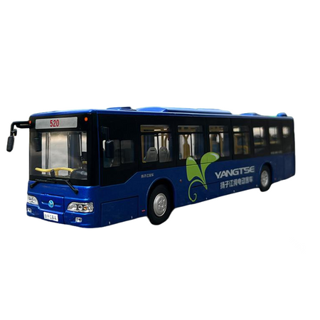 1:42 YANGTZE WG6120BEVHM Electric City Bus Model – Alloy Passenger Coach Collectible Gift