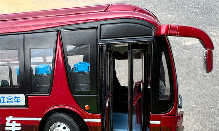 1:42 YANGTZE WG6120BEVHM Electric City Bus Model – Alloy Passenger Coach Collectible Gift