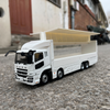 Original factory 1:43 Mitsubishi FUSO SUPERGREAT Diecast container truck model for gift