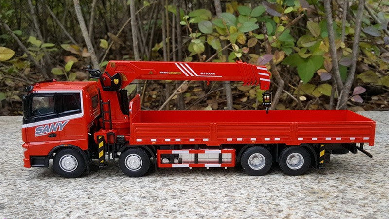 1:43 SANY Palfinger SPS3000 Diecast Truck-Mounted Crane Model – Alloy Construction Vehicle Collectible