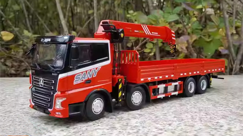 1:43 SANY Palfinger SPS3000 Diecast Truck-Mounted Crane Model – Alloy Construction Vehicle Collectible