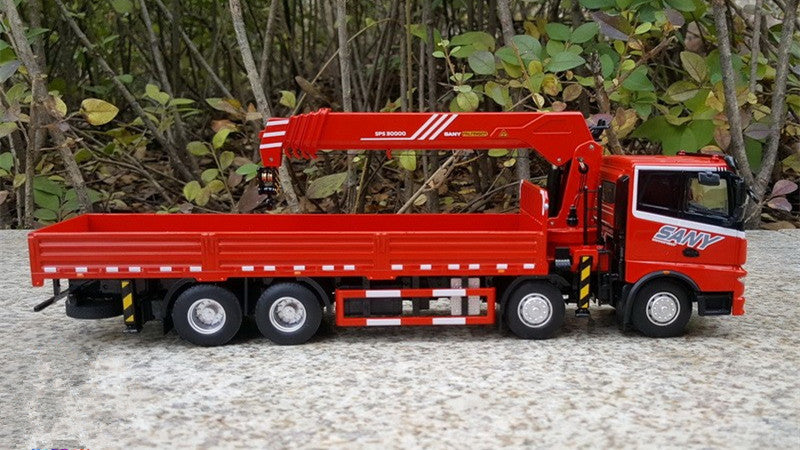 1:43 SANY Palfinger SPS3000 Diecast Truck-Mounted Crane Model – Alloy Construction Vehicle Collectible
