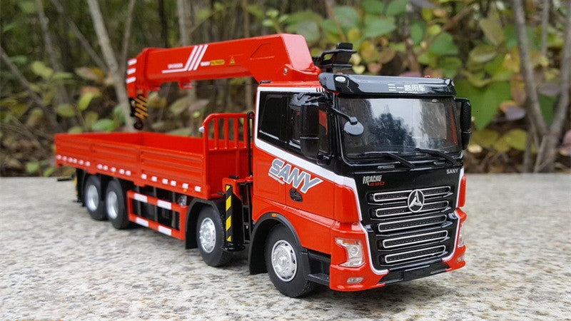 1:43 SANY Palfinger SPS3000 Diecast Truck-Mounted Crane Model – Alloy Construction Vehicle Collectible
