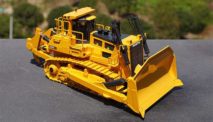 Original factory 1:43 Shantui SD90-C5 Diecast Bulldozer Model – Heavy Alloy Engineering Vehicle Replica for gift, toys