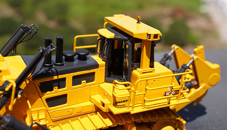Original factory 1:43 Shantui SD90-C5 Diecast Bulldozer Model – Heavy Alloy Engineering Vehicle Replica for gift, toys