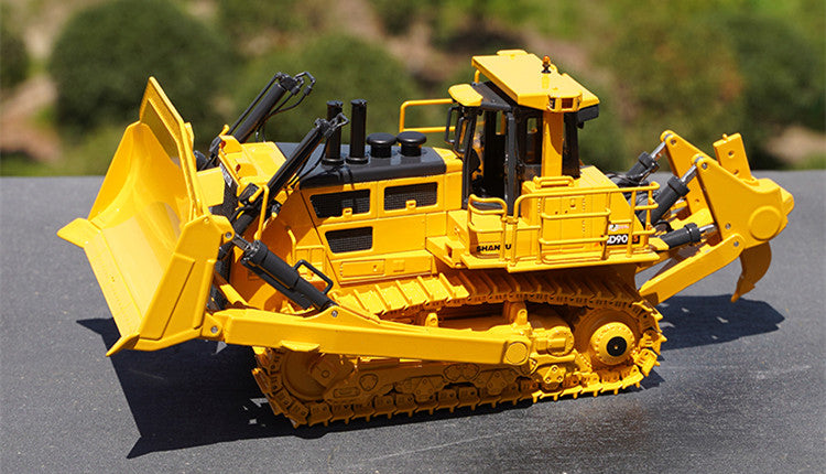 Original factory 1:43 Shantui SD90-C5 Diecast Bulldozer Model – Heavy Alloy Engineering Vehicle Replica for gift, toys