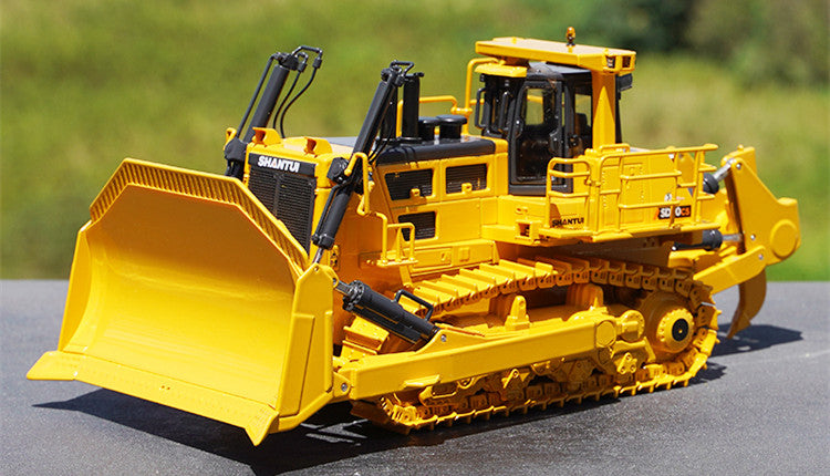 Original factory 1:43 Shantui SD90-C5 Diecast Bulldozer Model – Heavy Alloy Engineering Vehicle Replica for gift, toys