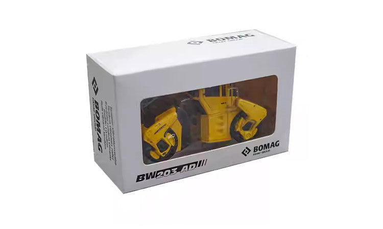 Original factory 1:50 BOMAG BW203AD Diecast Road Roller model,Alloy construction machinery model for gift, collection