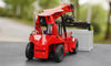 Original 1:50 Scale HANGCHA Alloy Reach Stacker Crane Model – Alloy Container Handler Replica with Moving Cabin & Rotating Boom