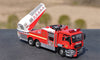 Original factory 1:50 MAN Turbojet alloy Fire truck simulation model diecast Chinese fire rescue model for gift