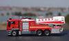 Original factory 1:50 MAN Turbojet alloy Fire truck simulation model diecast Chinese fire rescue model for gift