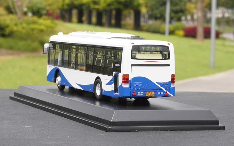 1:64 Shanghai Volvo Sunwin bus model low entrance city bus model for gift, collection