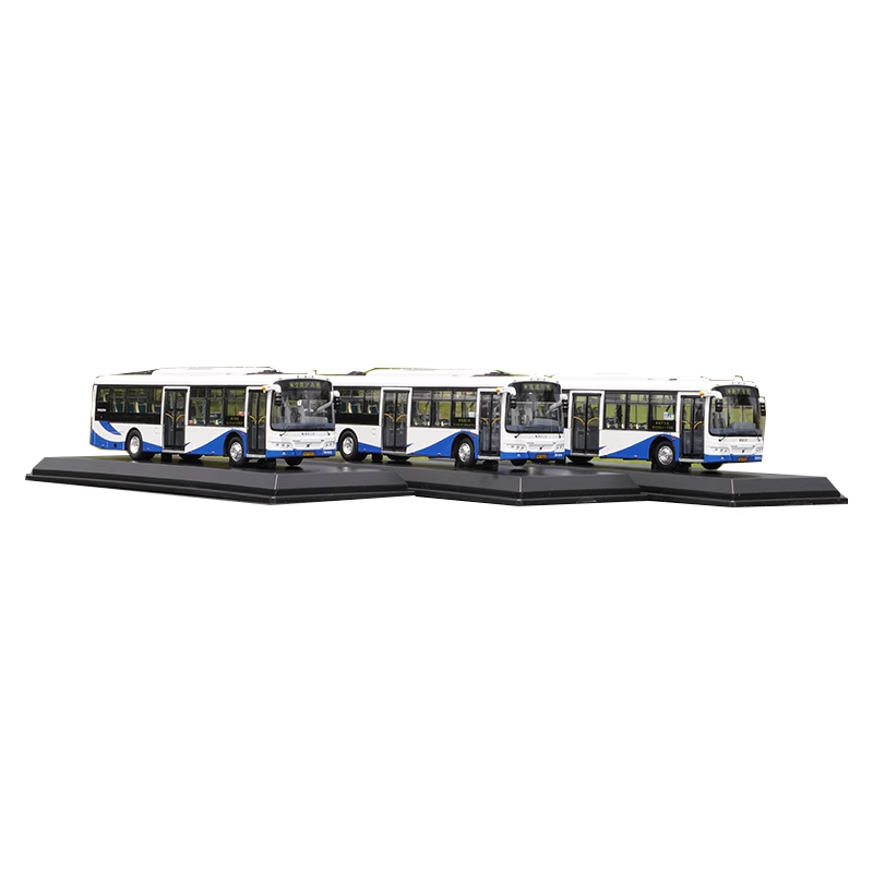 1:64 Shanghai Volvo Sunwin bus model low entrance city bus model for gift, collection