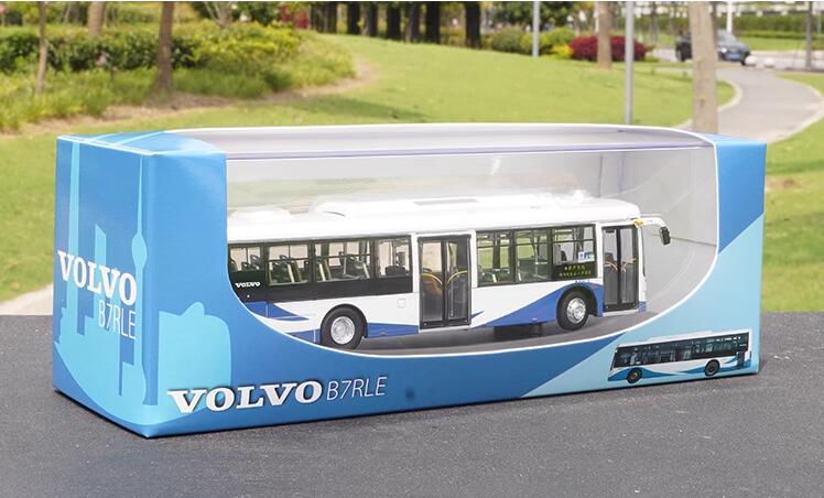 1:64 Shanghai Volvo Sunwin bus model low entrance city bus model for gift, collection