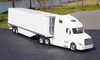 1:64 Volvo Freightliner American-Style Long Nose Container Truck | Diecast Alloy Model with Detachable Trailer