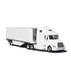 1:64 Volvo Freightliner American-Style Long Nose Container Truck | Diecast Alloy Model with Detachable Trailer