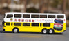 1:76 Nanjing Jinling Double Decker Diecast Bus Model – Limited Collector Edition Imitation Alloy Bus Model Toys for Collection, Display