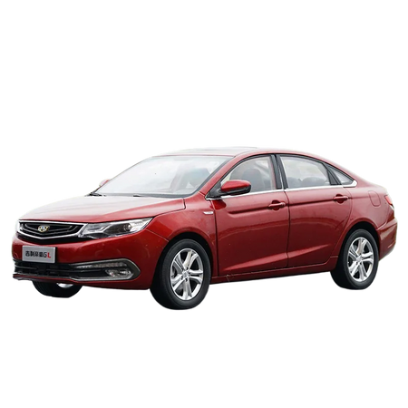 Original Factory 1:18 Geely Emgrand GL Diecast Sedan Model with Alloy Body, Opening Doors, Steering & Suspension