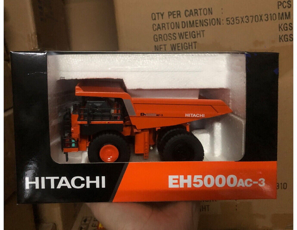 Original Authentic brand new 1/87 Hitachi EX-5000AC-3 diecast dump truck model for gift, collection