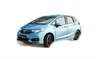 Original factory authentic 1:18 Honda FIT 2018 sport Jazz blue/green hatchback diecast car model for gift, toys, collection