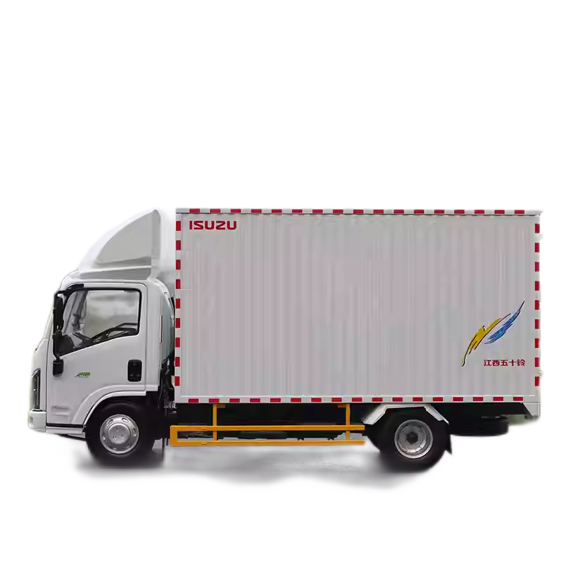 Original factory 1:18 Isuzu Yifang Wing ES diecast light truck model for gift, collection