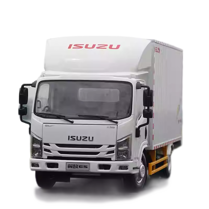 Original factory 1:18 Isuzu Yifang Wing ES diecast light truck model for gift, collection