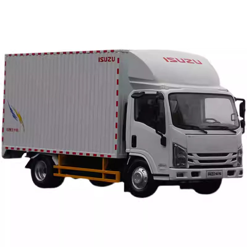Original factory 1:18 Isuzu Yifang Wing ES diecast light truck model for gift, collection