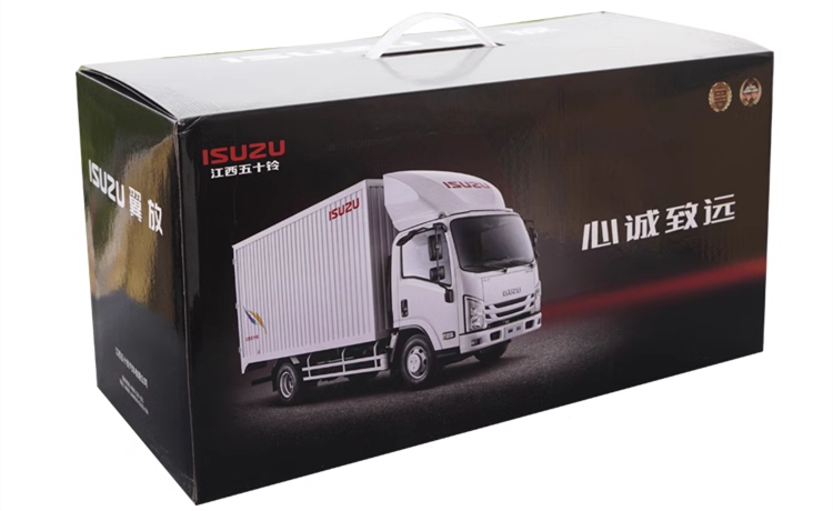 Original factory 1:18 Isuzu Yifang Wing ES diecast light truck model for gift, collection