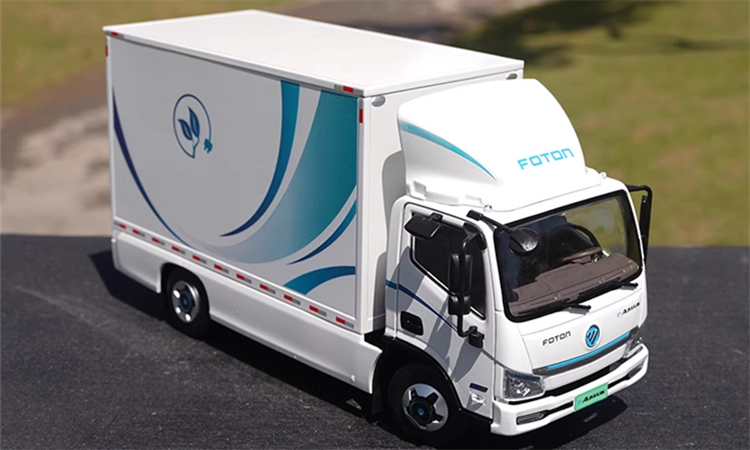 1:22 Foton e-AUMARK S3 Diecast Electric Box Truck Model – Realistic Alloy Van type truck Replica for Collectors & Gifts