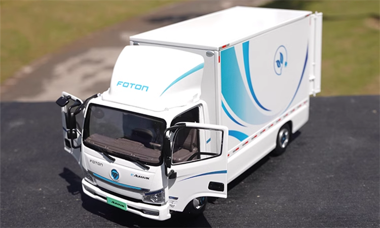 1:22 Foton e-AUMARK S3 Diecast Electric Box Truck Model – Realistic Alloy Van type truck Replica for Collectors & Gifts
