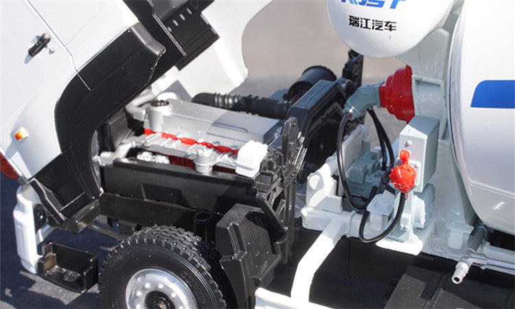 1:24 CIMC RuiJiang Concrete Mixer Truck Model – Realistic Alloy Construction Vehicle for Collection & Gifting