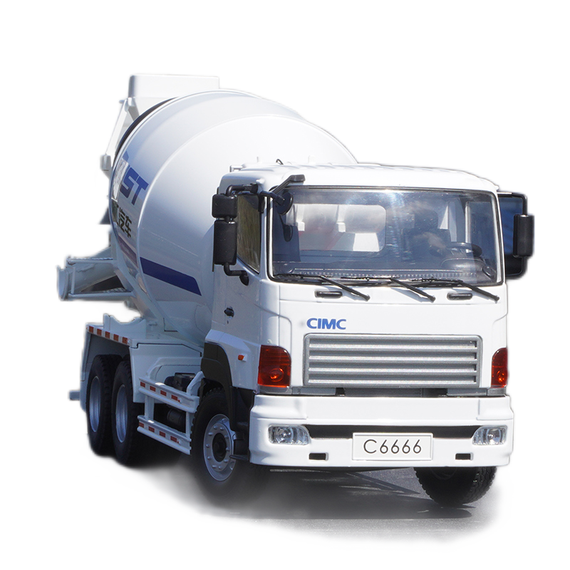 1:24 CIMC RuiJiang Concrete Mixer Truck Model – Realistic Alloy Construction Vehicle for Collection & Gifting