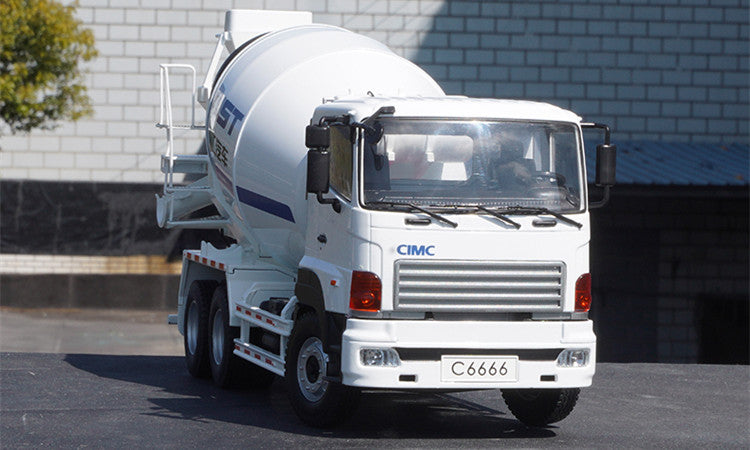 1:24 CIMC RuiJiang Concrete Mixer Truck Model – Realistic Alloy Construction Vehicle for Collection & Gifting