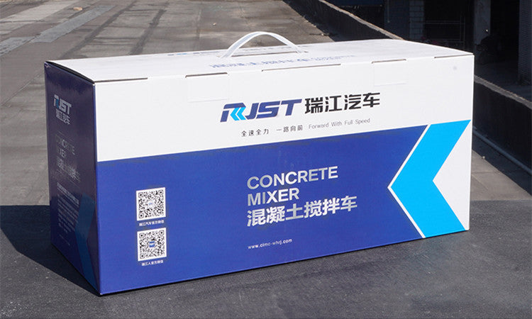 1:24 CIMC RuiJiang Concrete Mixer Truck Model – Realistic Alloy Construction Vehicle for Collection & Gifting