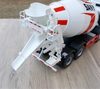 Original factory 1:24 SANY 8*4 alloy concrete mixer truck model diecast Cement tank mixing truck model for gift